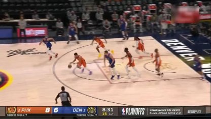 Booker took advantage of the loss of Campazzo