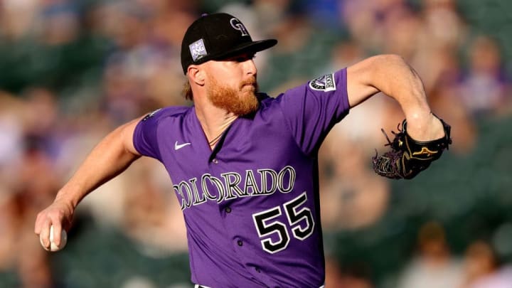 Right-hander Jon Gray has struck out a total of 60 in 68 innings, pitching for the Colorado Rockies in 2021.