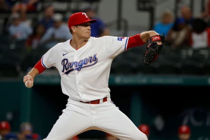 Kyle Gibson is 6-0 with 74 strikeouts in 90 innings pitched for the Texas Rangers in the 2021 MLB campaign