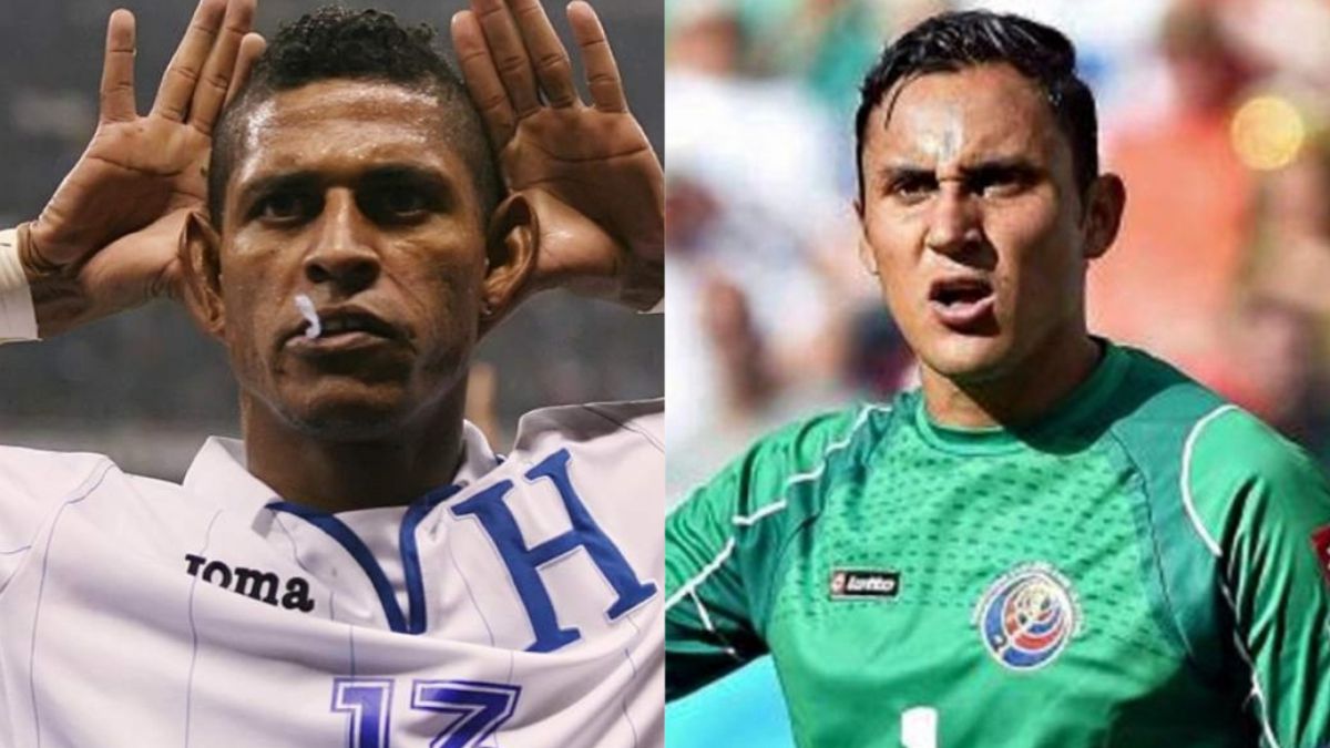 The rivalry between Carlo Costly and Keylor Navas in the Honduras vs Costa Rica