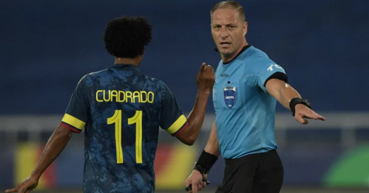 Colombia asked Conmebol for the "immediate suspension" of Nestor Pitana after the controversy in the match against Brazil