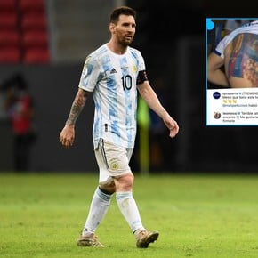 Messi surrendered to a "terrible" tattoo