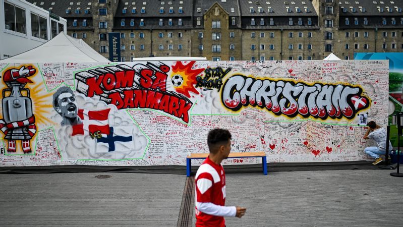 Euro 2020: Denmark sends emotional message of support to Christian Eriksen