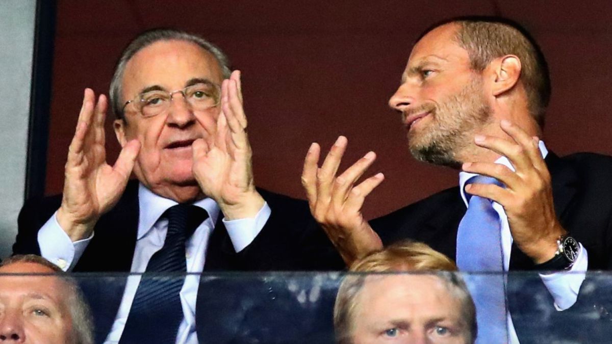 Florentino: "It is not normal that we all lose money and Ceferin raises his salary"
