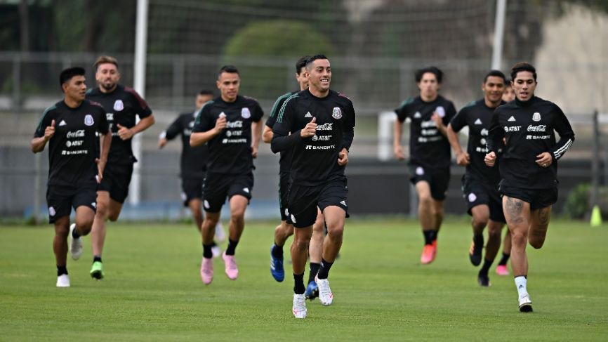 Funes Mori had a late presentation with his new teammates from El Tri by PCR test