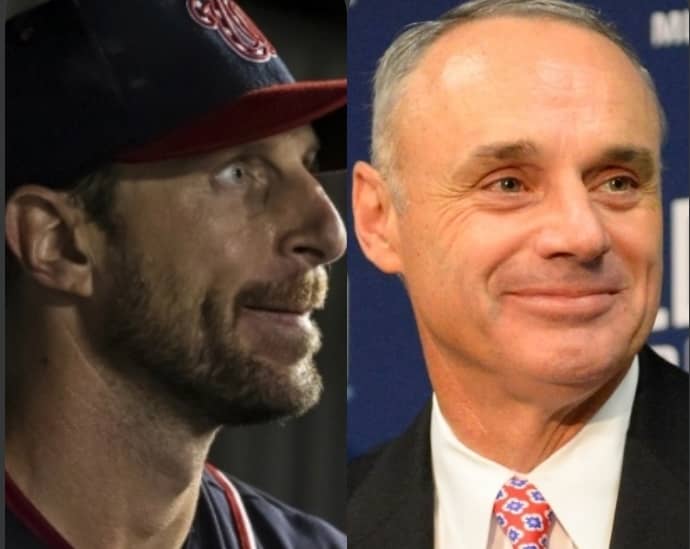 NOTHING SHUT UP: Max Scherzer lashed out at Manfred for reviewing pitchers