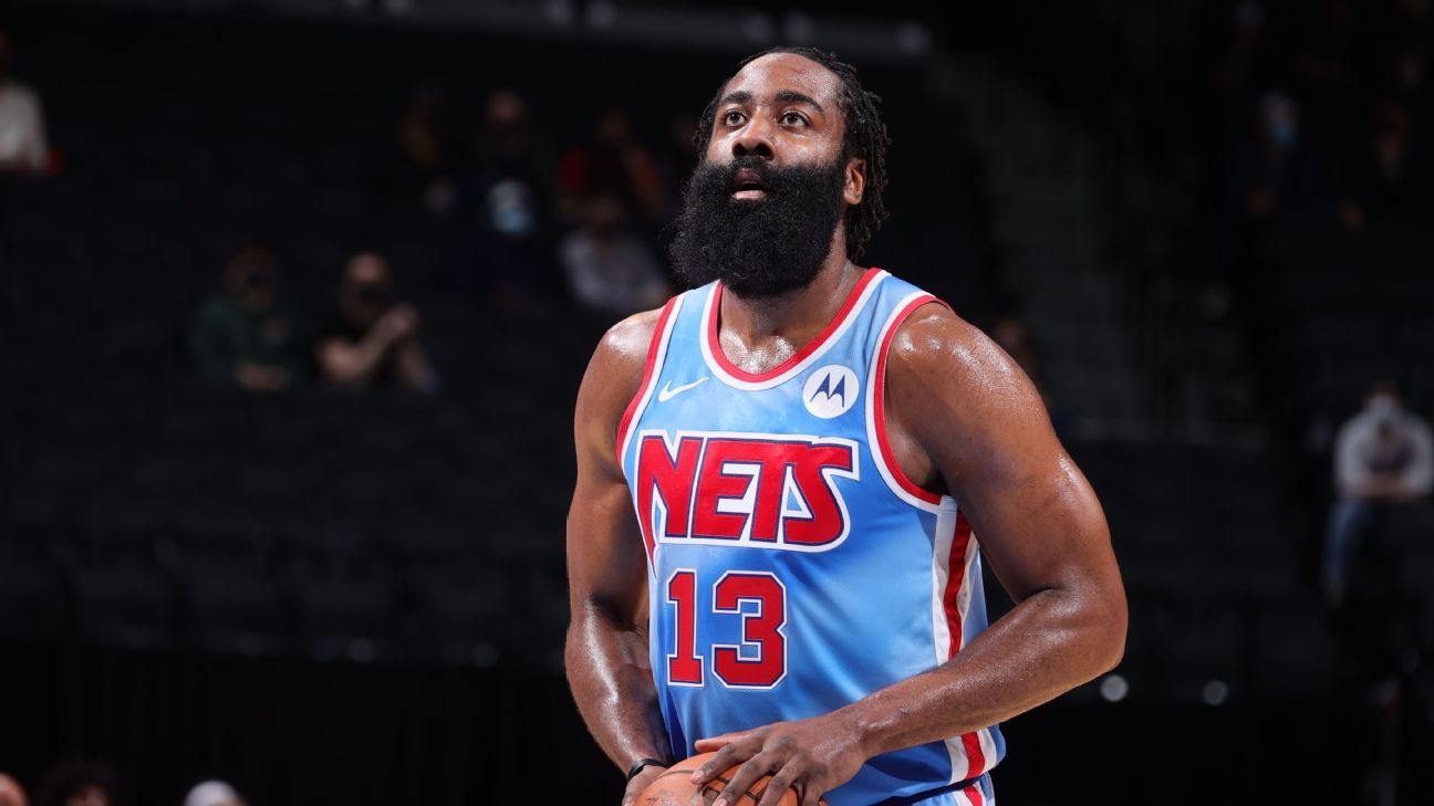 Nets updates Harden's status again, from doubt to questionable for J5