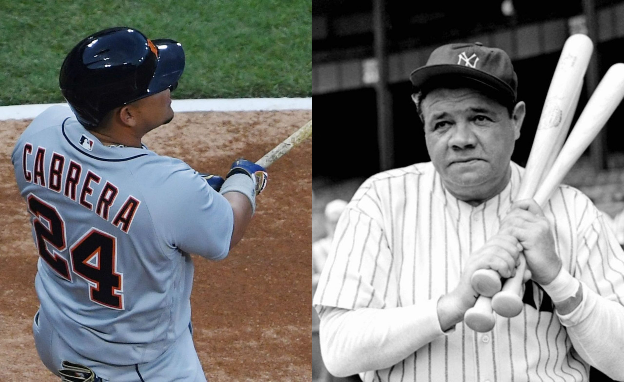 OF LEGEND Miguel Cabrera equaled another Babe Ruth record in