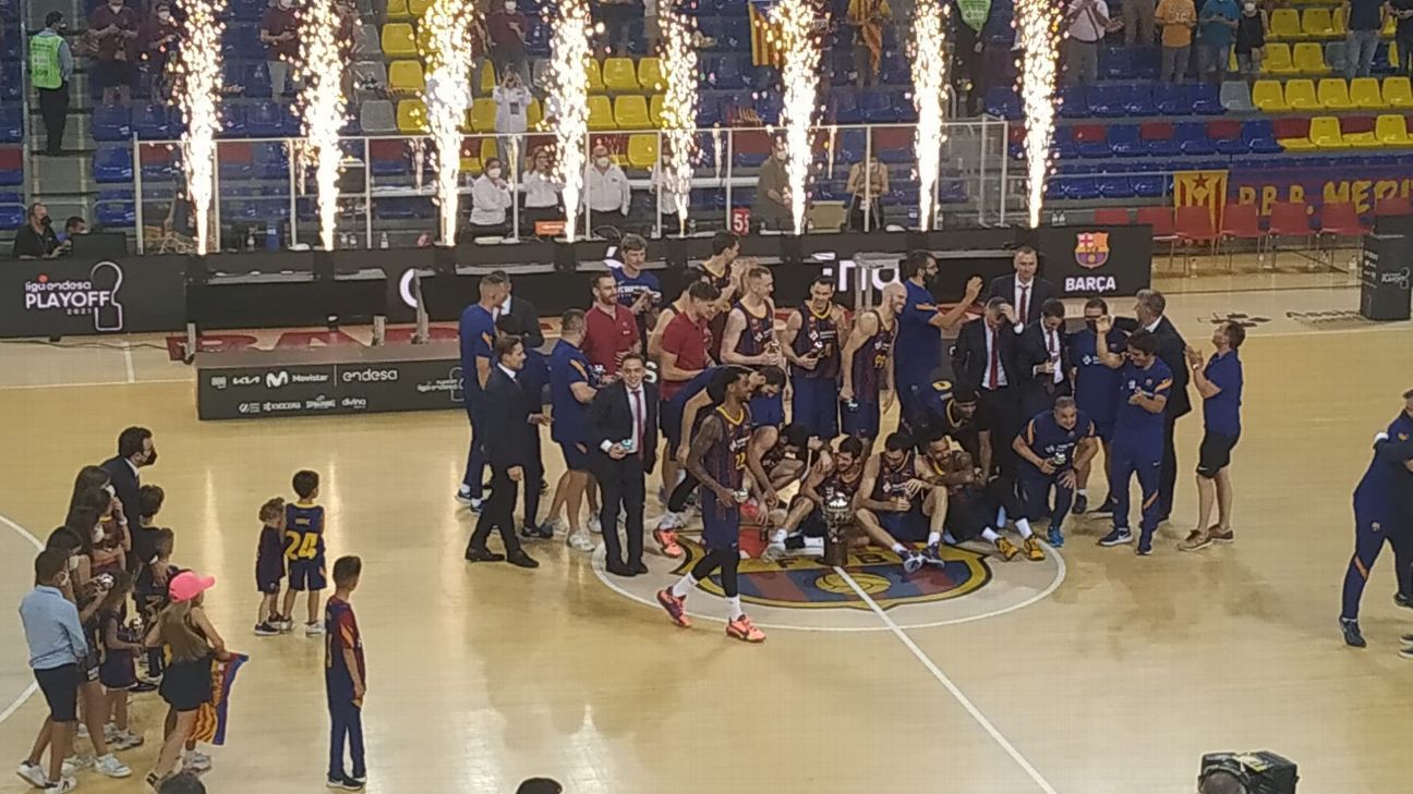Pau Gasol is crowned in the ACB League against Madrid