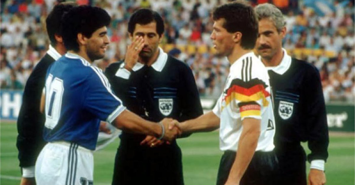 The linesman who did not see the "hand of God" in 86 broke the silence: why he missed it and a complaint about the final that Argentina lost in the World Cup 90