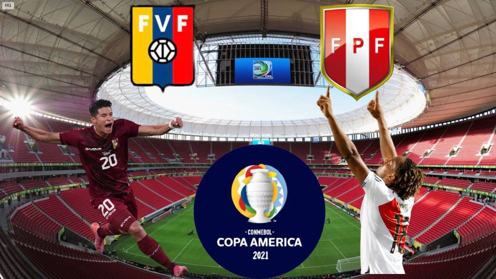 Venezuela Peru in live Americas Cup 2021