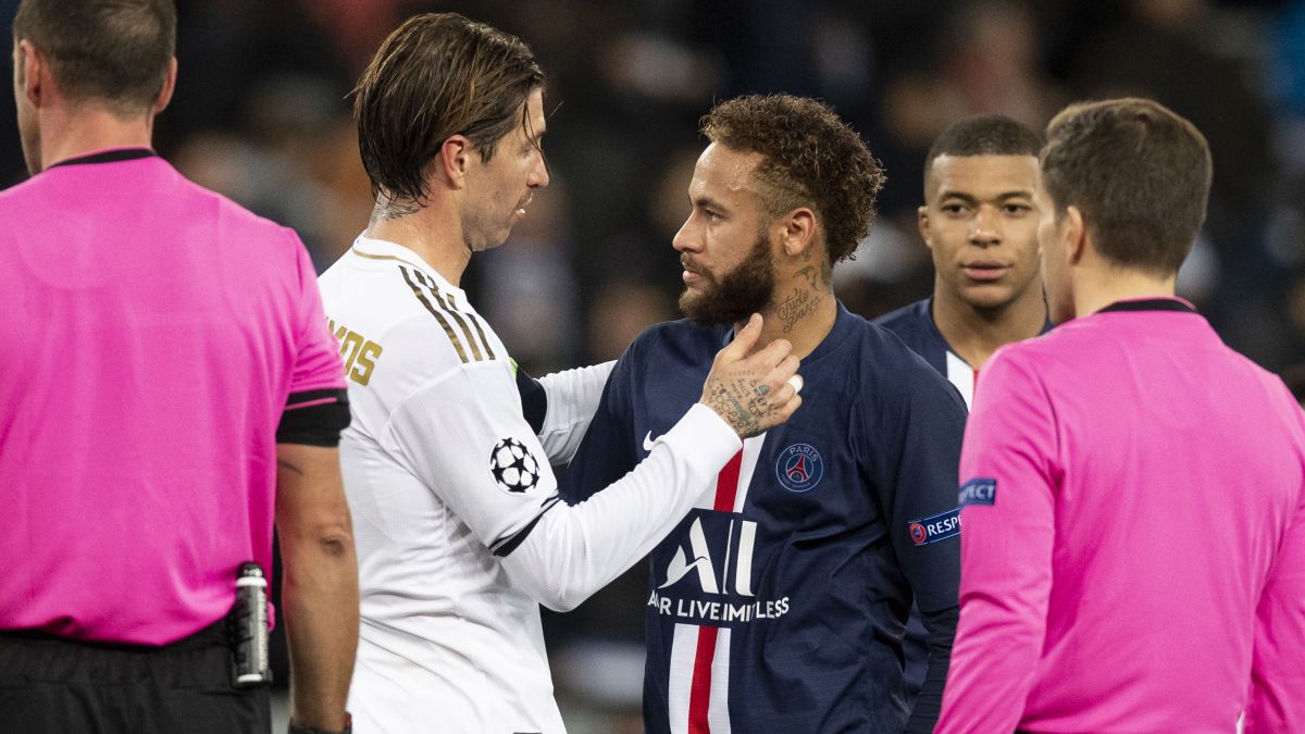 Ramos and Neymar share winks