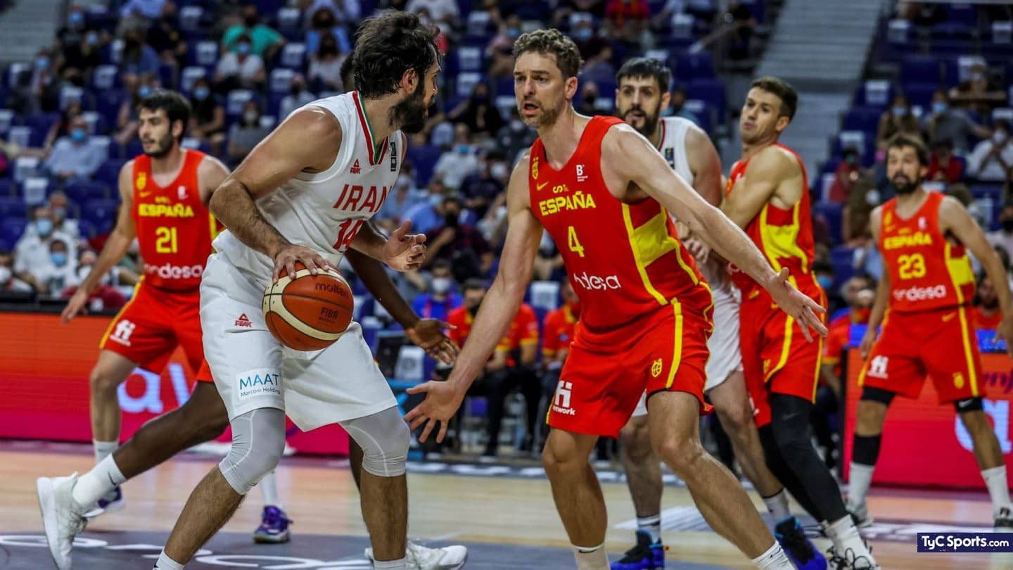 Basketball: Spain, Argentina's rival in the Olympics, crushed Iran