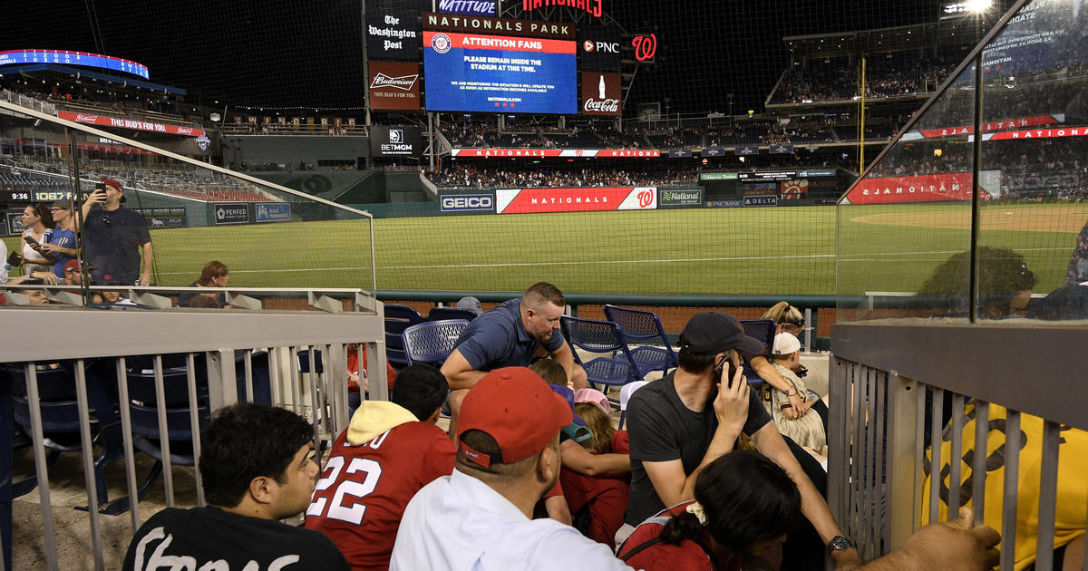 At least 3 people are shot outside a baseball game in Nationals Park