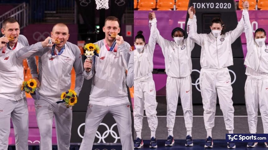 Tokyo 2020 already has the first Olympic champions in history in 3x3 basketball