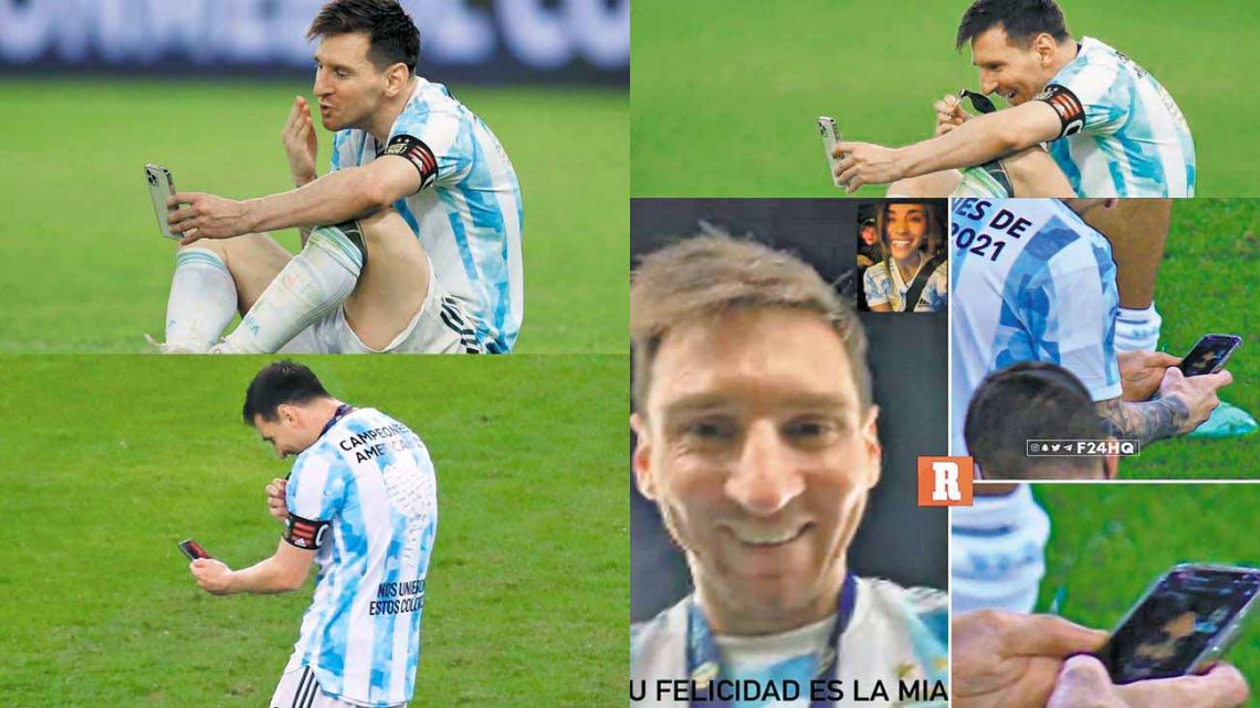Call me when you arrive: Messi's video call at the Maracana and the tensions of permanent connectivity