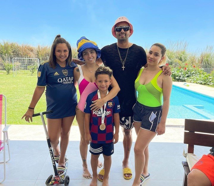 Cardona with her Instagram family