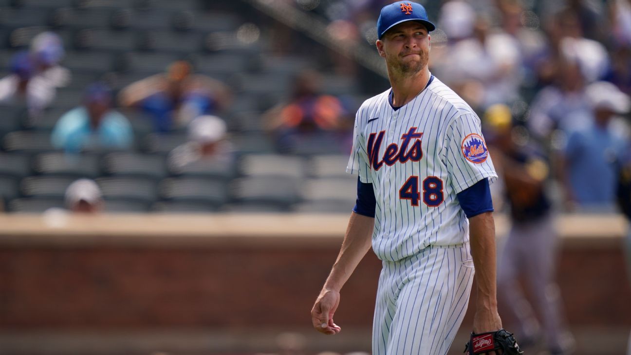 DeGrom frustrated goes to IL with forearm strain