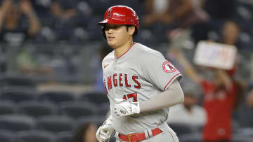 Shohei Ohtani hit two home runs in his first two games at Yankee Stadium this week