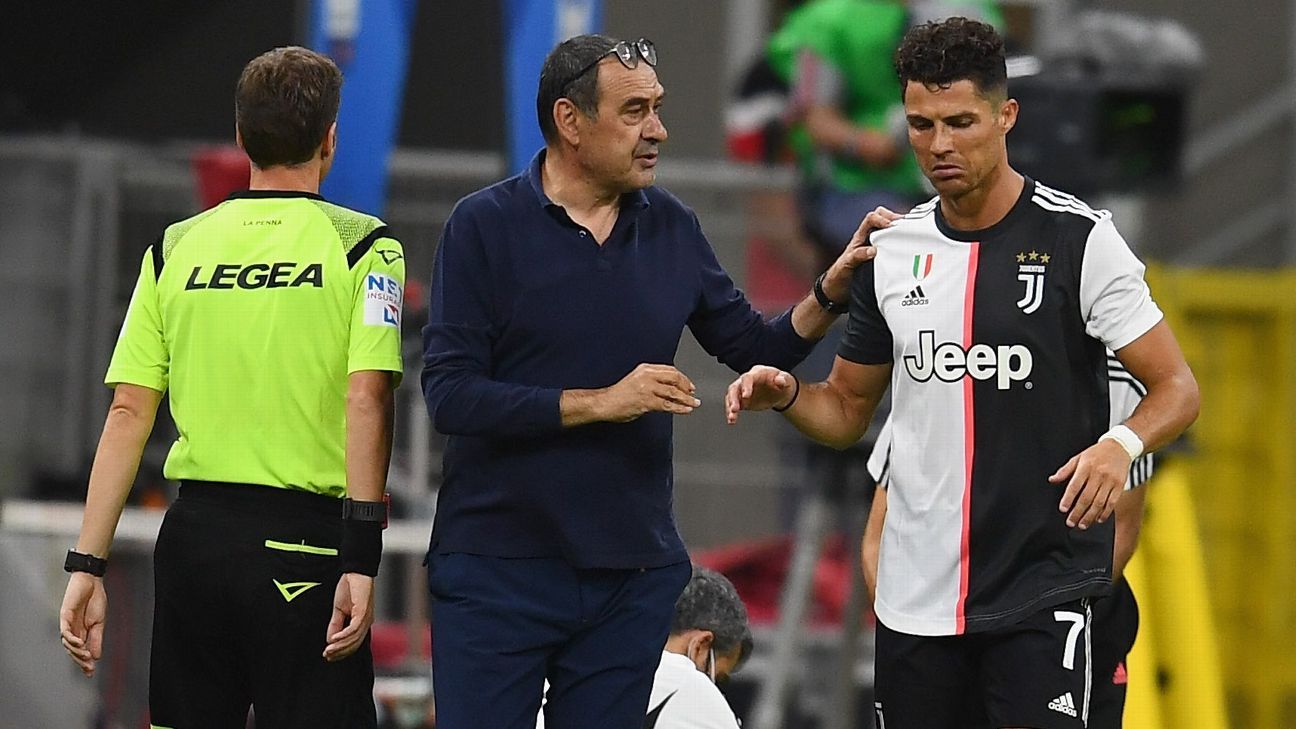 Maurizio Sarri assures that Cristiano Ronaldo is not easy to manage