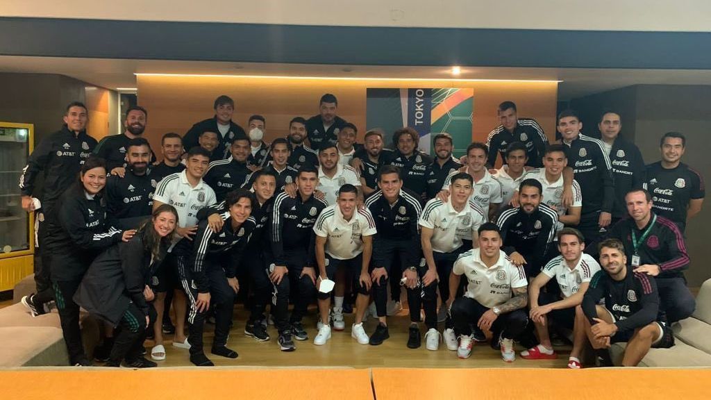 Mexican Under-23 team arrived in Tokyo amid strict sanitary measures