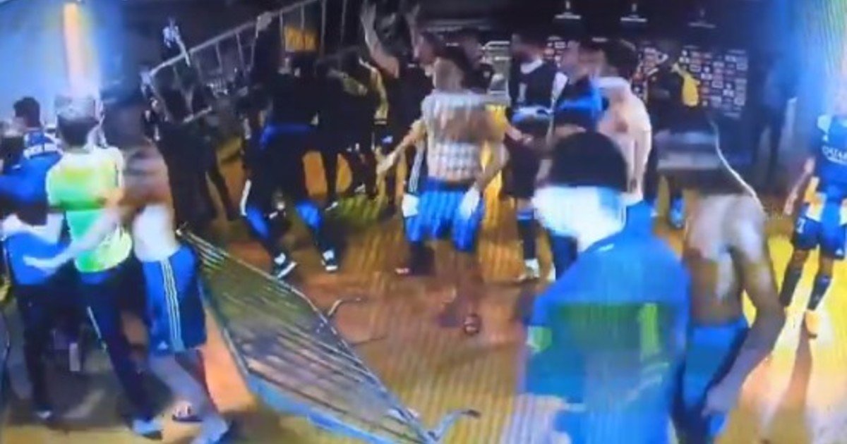 Scandal: the Police threw gases in Boca's locker room and armed themselves