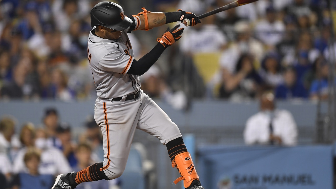 Thairo Estrada continues to respond with Giants and this time against the Dodgers
