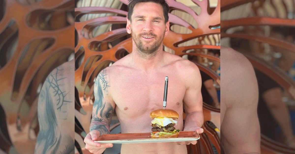 The photo of the allowed of Messi that generated a