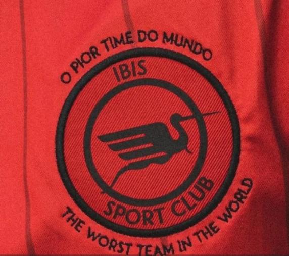 The Ibis crest, calling itself 'the worst team in the world'