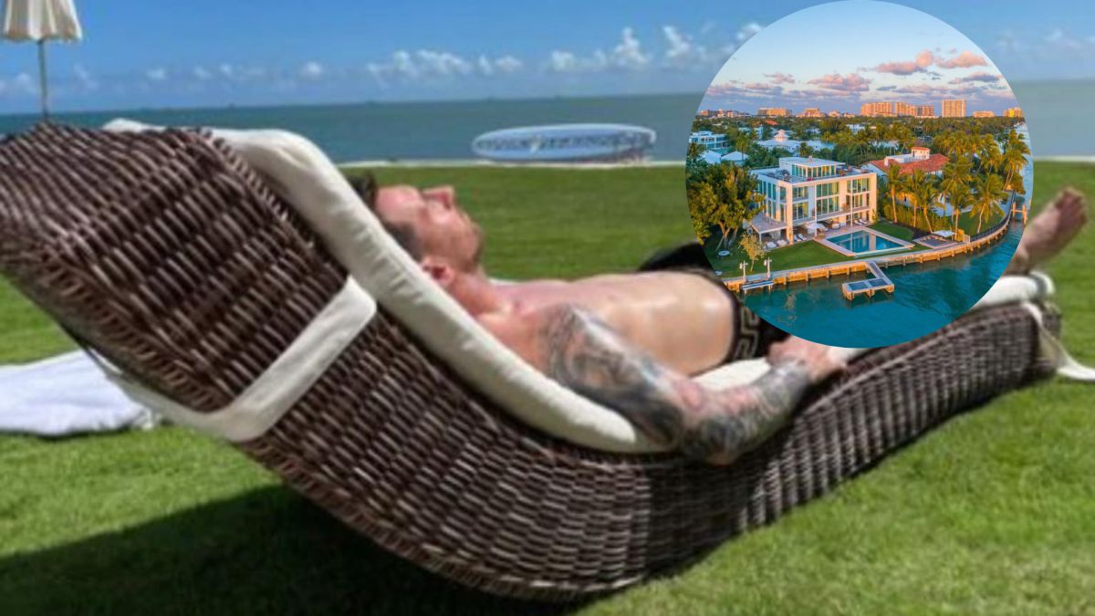 This is the spectacular mansion in which Messi enjoys his