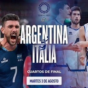Argentina - Italy in volleyball quarters: time and live TV