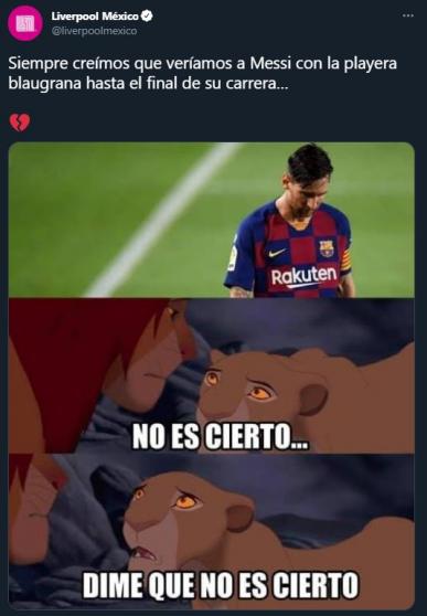 The memes after Messi's departure