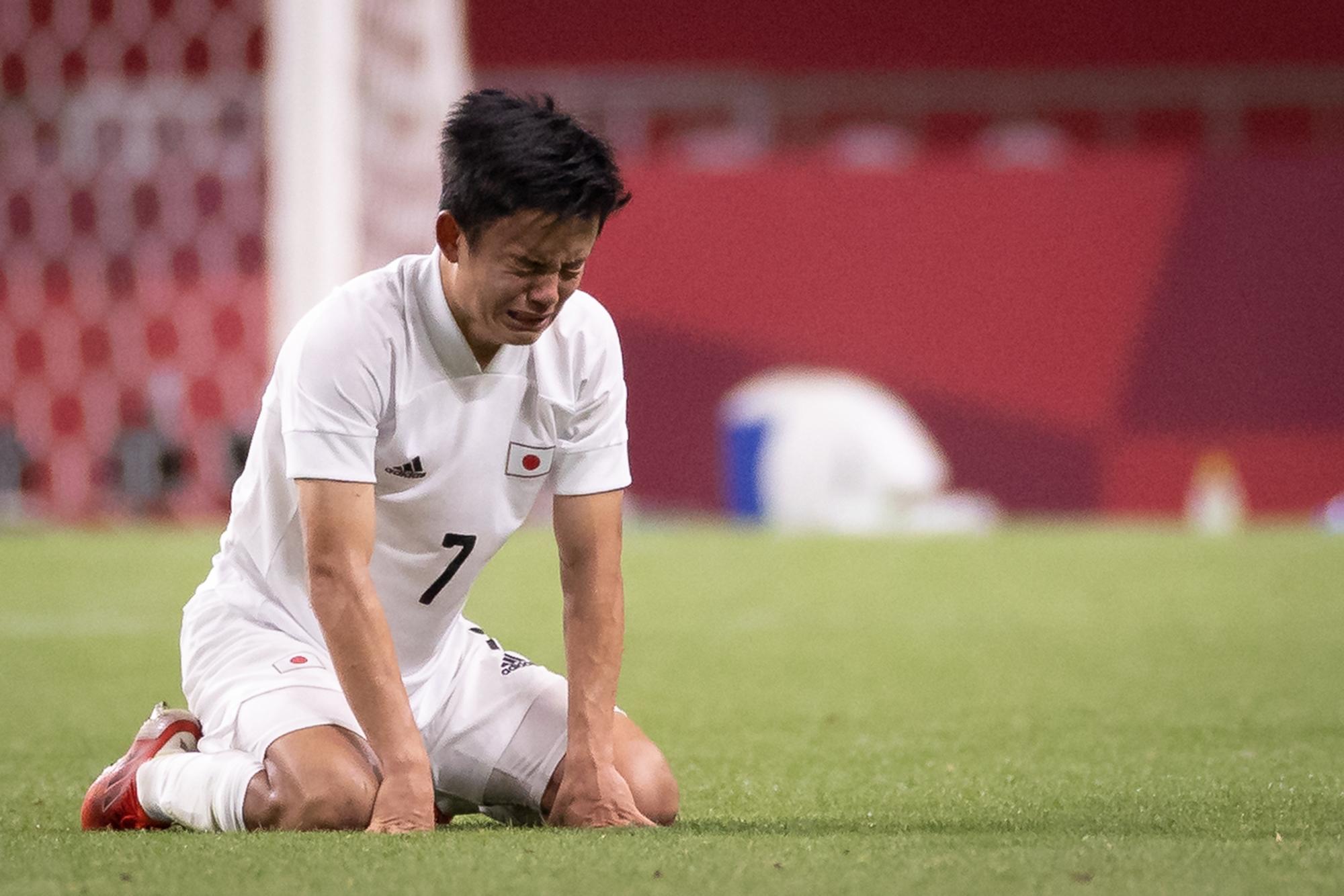 The pain of Kubo, the soccer star of Japan after losing the medal with Mexico in Tokyo