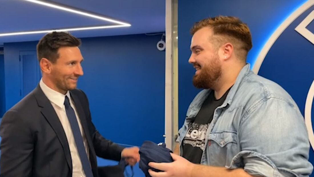 Leo Messi, to Ibai Llanos: "I'm very excited about my time at PSG"