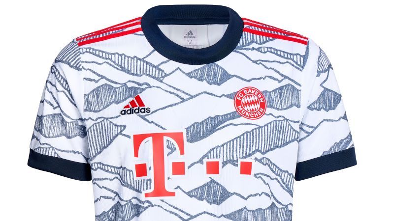 Bayern Munich debuts shirt with tribute to Bavaria and the Alps