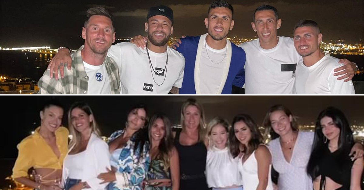 Friends' night: Lionel Messi and Antonela Roccuzzo met with the stars of PSG in Ibiza