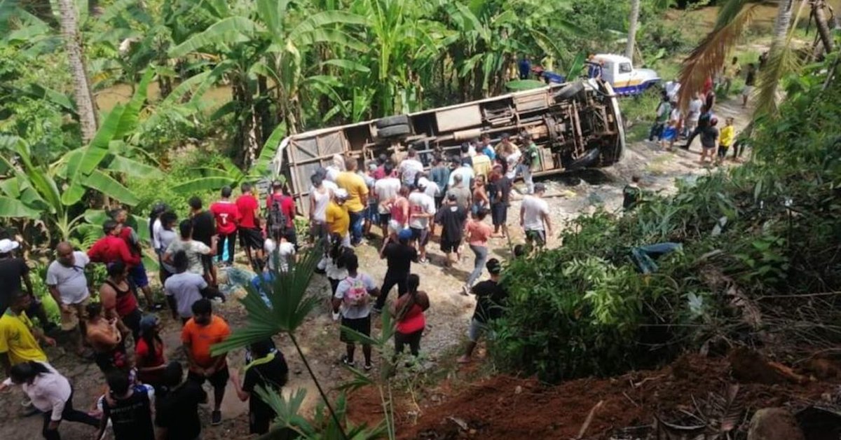 Serious accident in Antioquia left one dead and eight injured in an amateur soccer team