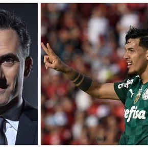 Latorre's mangazo to Gustavo Gómez after the Palmeiras title