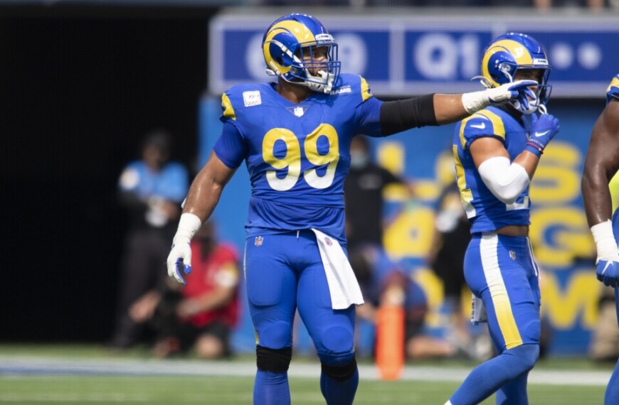 Aaron Donald knows his emotional play can energize the Rams against Green Bay