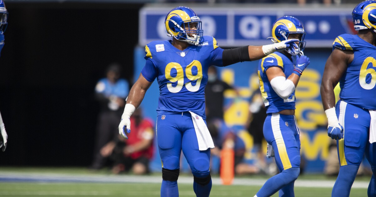 Aaron Donald knows his emotional play can energize the Rams