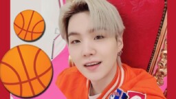 BTS's Suga enjoys basketball and attends an NBA game