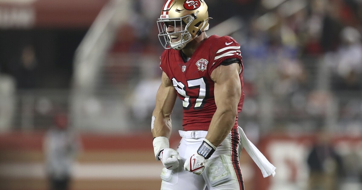 Bosa resumes rookie level and leads 49ers defense