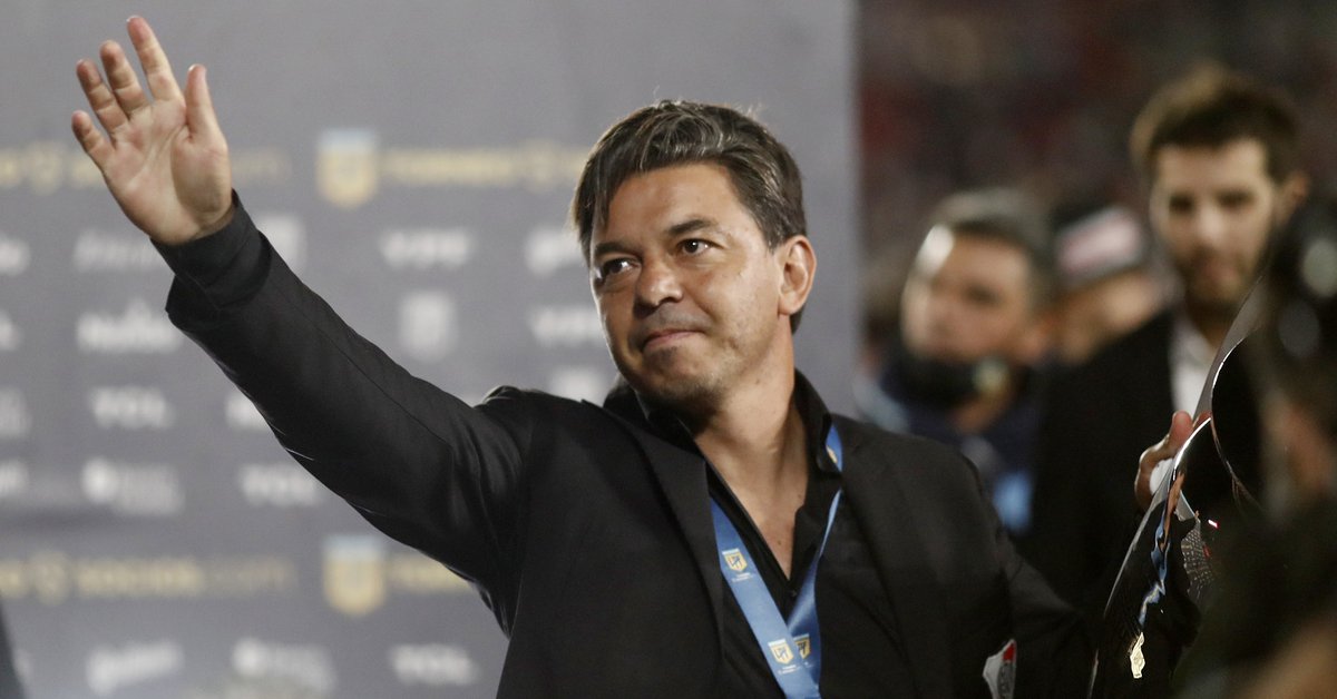 Marcelo Gallardo after a new title with River Plate Im