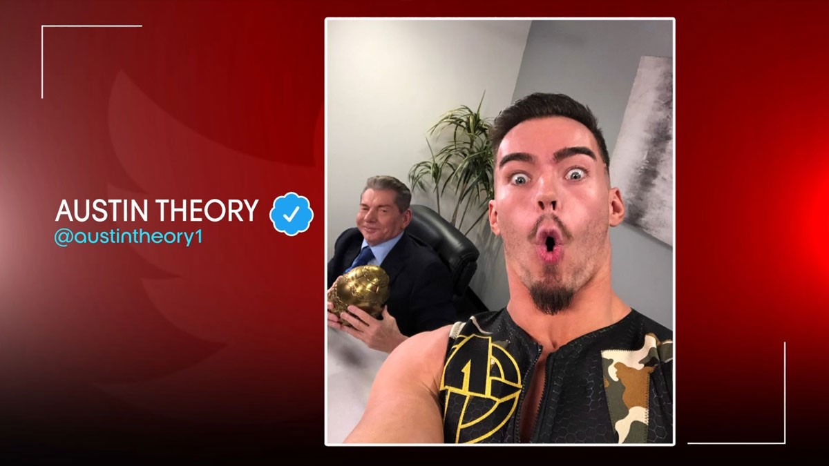 WWE Raw Austin Theory stole Vince McMahons golden egg