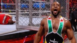 Big E defeats Kevin Owens in the Steel Cage Match on RAW