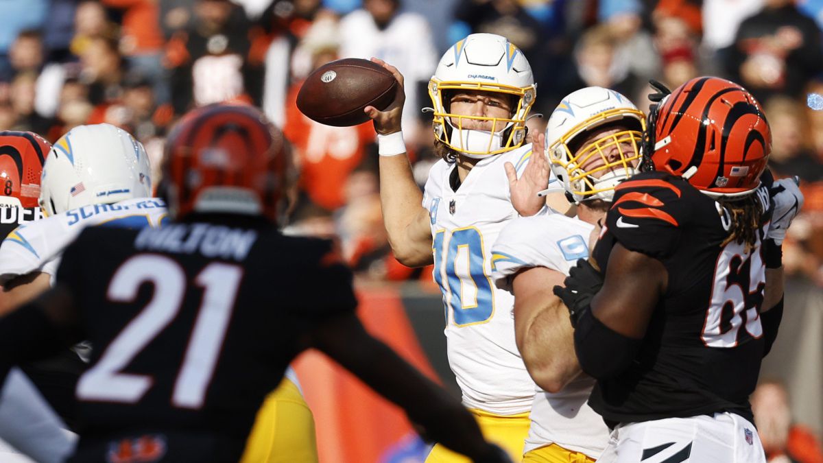 Chargers beat Bengals in their visit to Cincinnati in NFL