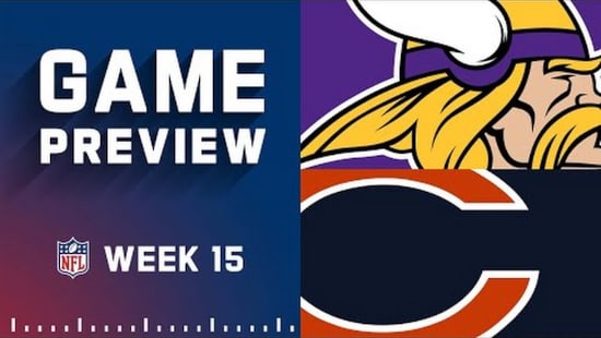 Chicago Bears vs Minnesota Vikings LIVE Time Channel Where to