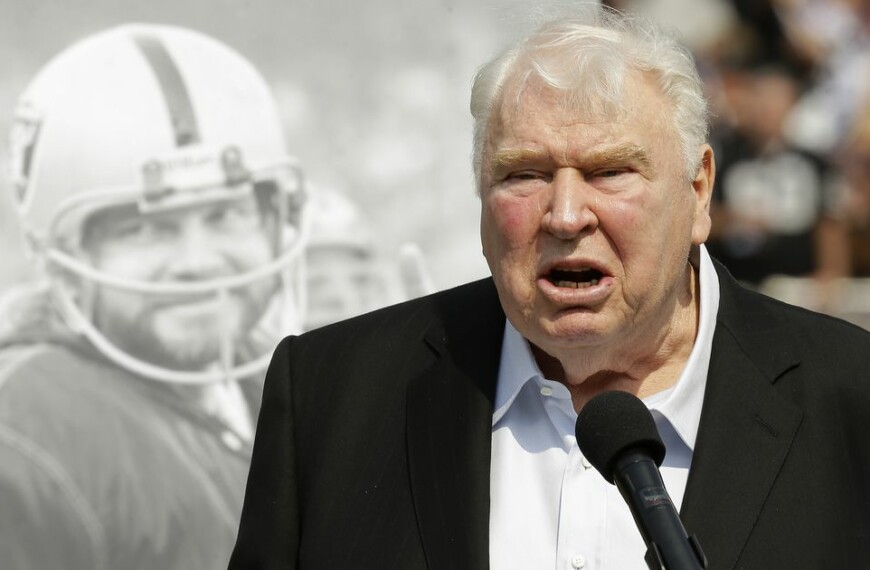 John Madden, legendary Oakland Raiders coach and television commentator, dies