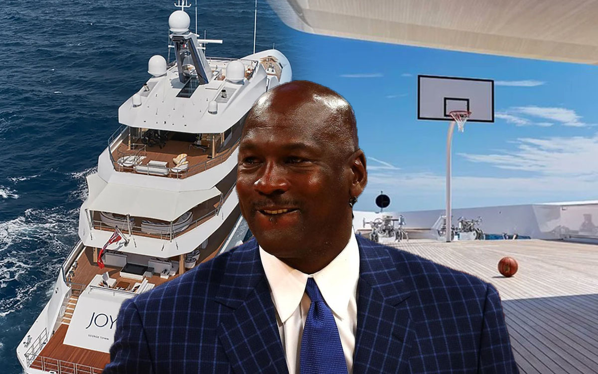 Jordans luxurious yacht that he keeps on 800000 a