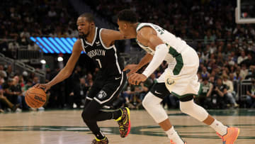 Durant and Giannis meet for the second time this season
